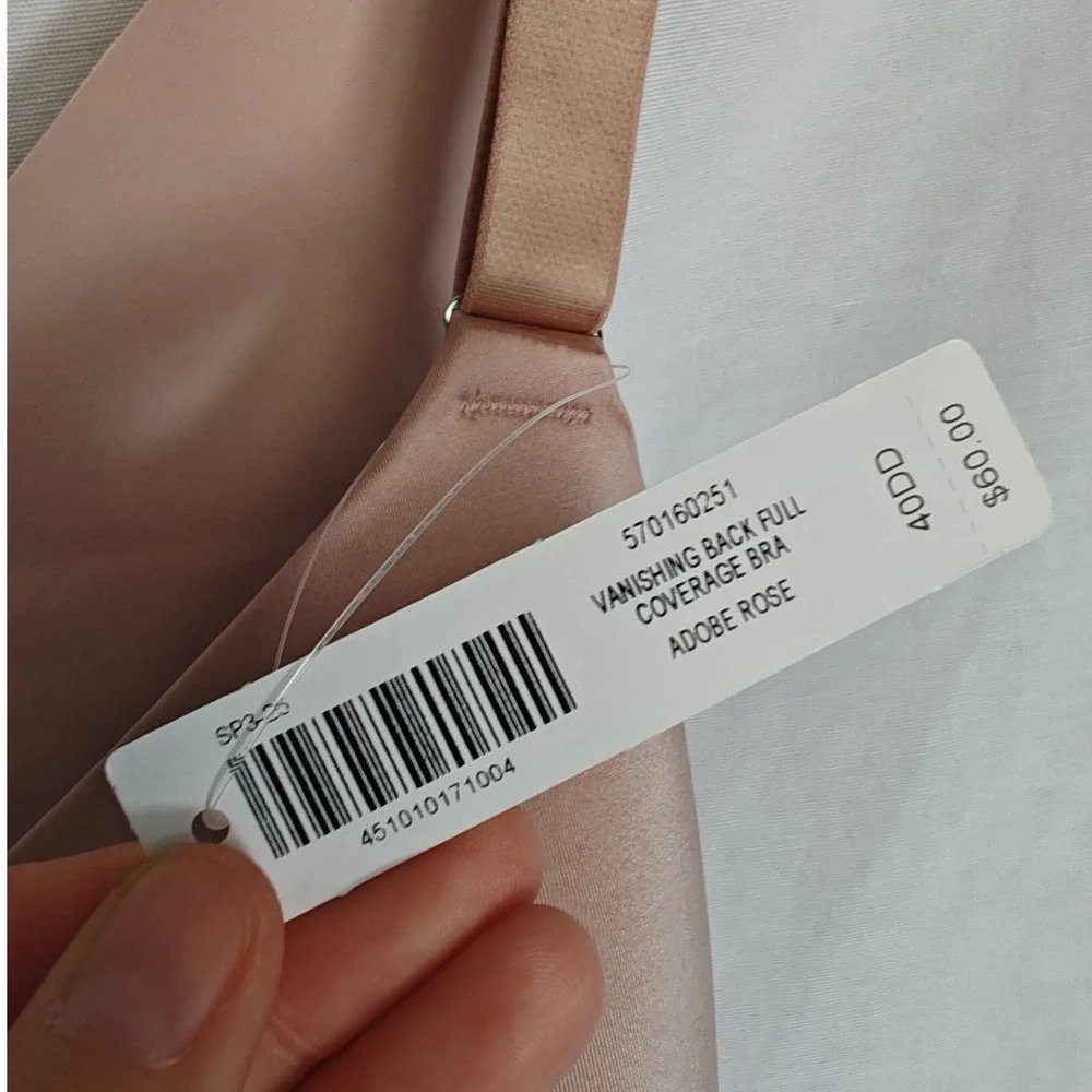 Soma Bra Vanishing Back Full Coverage Adobe Rose 40DD Seamless Underwire‎ NEW